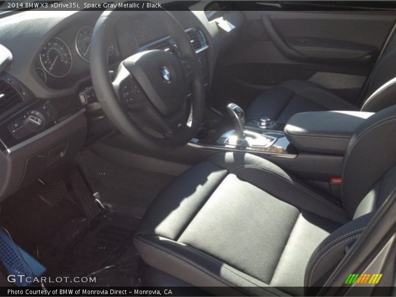 Space Gray Metallic / Black 2014 BMW X3 xDrive35i