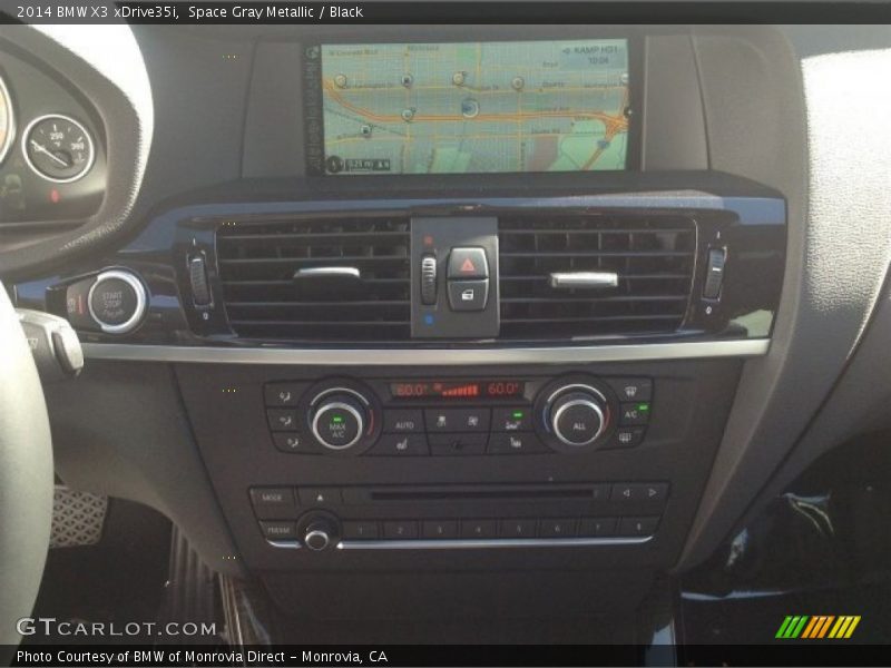Space Gray Metallic / Black 2014 BMW X3 xDrive35i