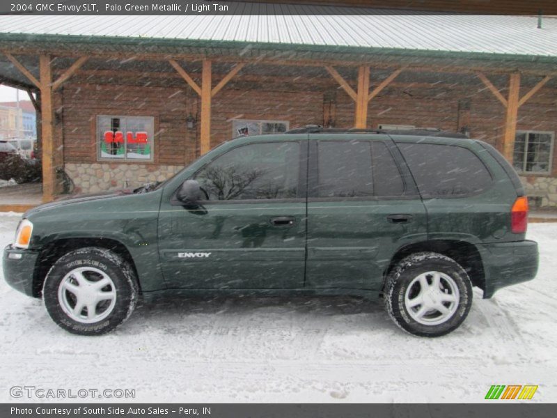 Polo Green Metallic / Light Tan 2004 GMC Envoy SLT