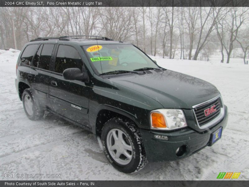 Polo Green Metallic / Light Tan 2004 GMC Envoy SLT