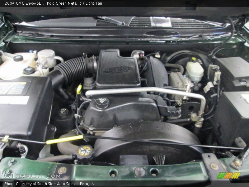 Polo Green Metallic / Light Tan 2004 GMC Envoy SLT