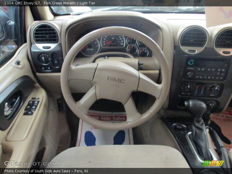 Polo Green Metallic / Light Tan 2004 GMC Envoy SLT