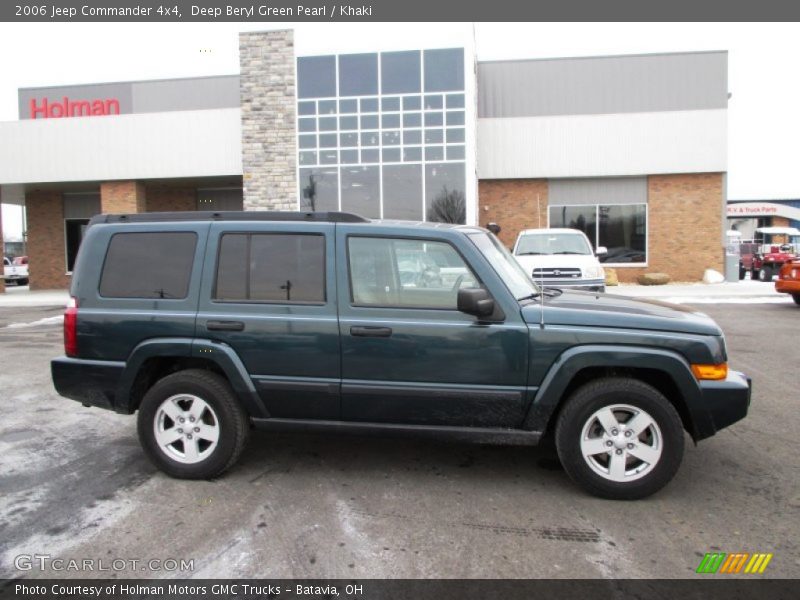 Deep Beryl Green Pearl / Khaki 2006 Jeep Commander 4x4