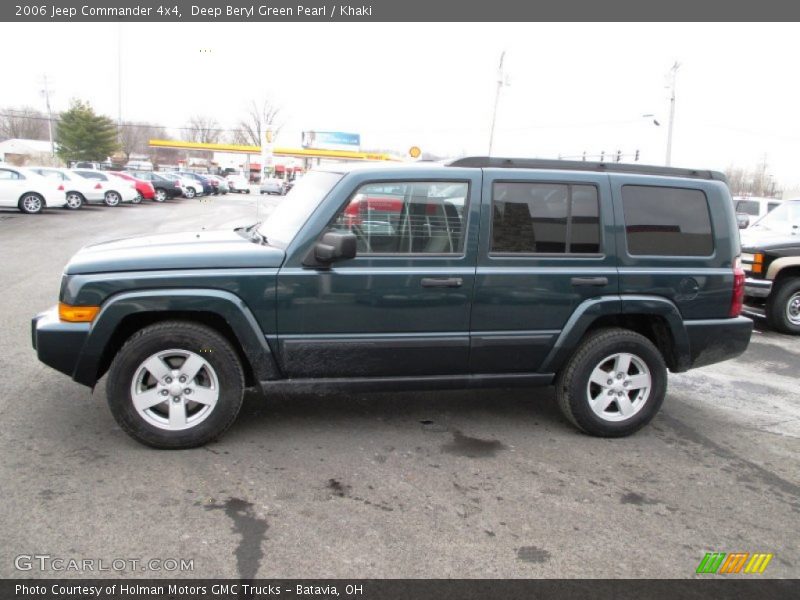 Deep Beryl Green Pearl / Khaki 2006 Jeep Commander 4x4