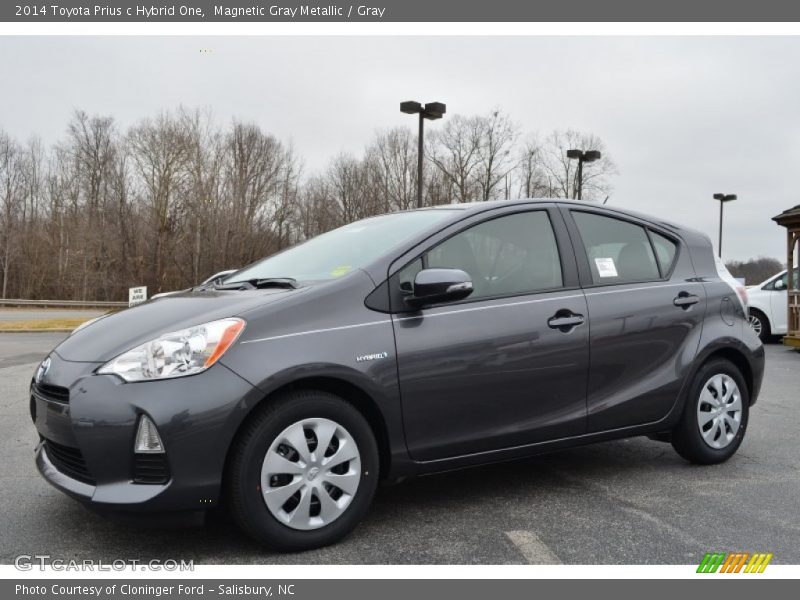 Front 3/4 View of 2014 Prius c Hybrid One