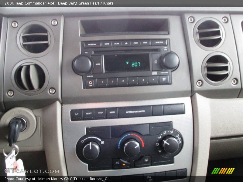 Deep Beryl Green Pearl / Khaki 2006 Jeep Commander 4x4