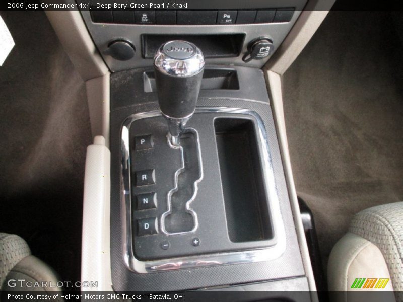 Deep Beryl Green Pearl / Khaki 2006 Jeep Commander 4x4