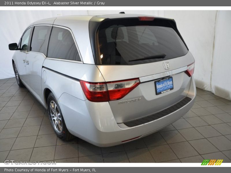 Alabaster Silver Metallic / Gray 2011 Honda Odyssey EX-L