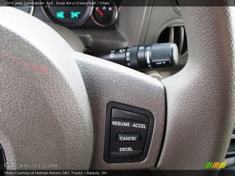 Deep Beryl Green Pearl / Khaki 2006 Jeep Commander 4x4