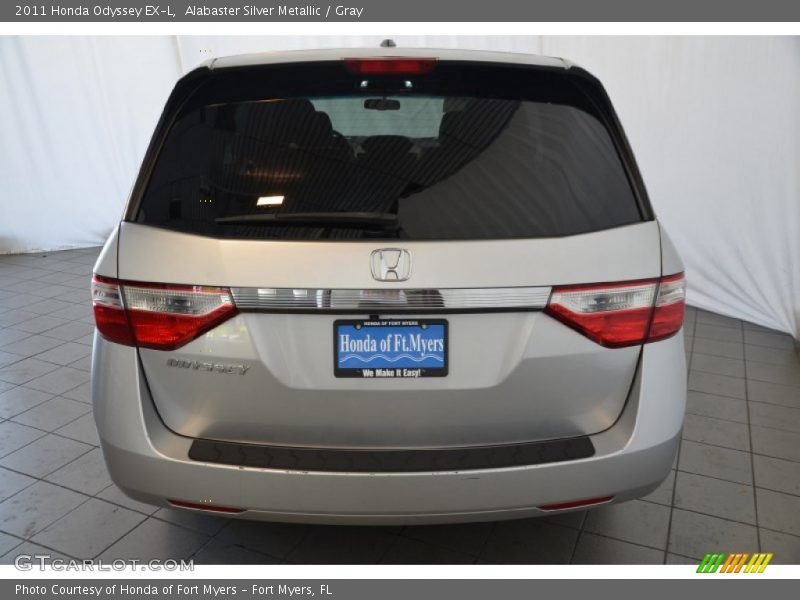 Alabaster Silver Metallic / Gray 2011 Honda Odyssey EX-L