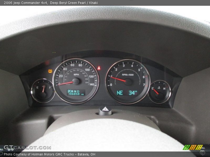 Deep Beryl Green Pearl / Khaki 2006 Jeep Commander 4x4