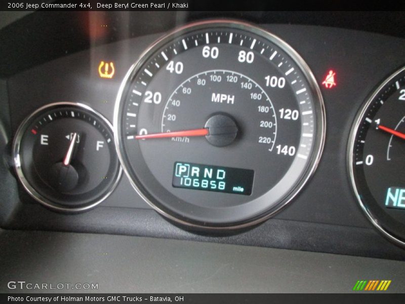 Deep Beryl Green Pearl / Khaki 2006 Jeep Commander 4x4