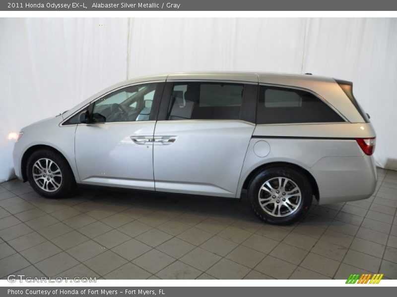 Alabaster Silver Metallic / Gray 2011 Honda Odyssey EX-L