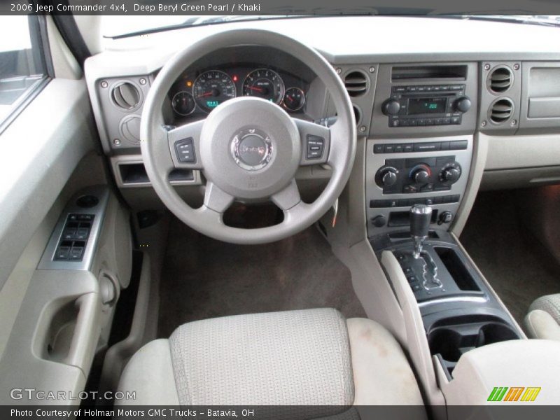 Deep Beryl Green Pearl / Khaki 2006 Jeep Commander 4x4