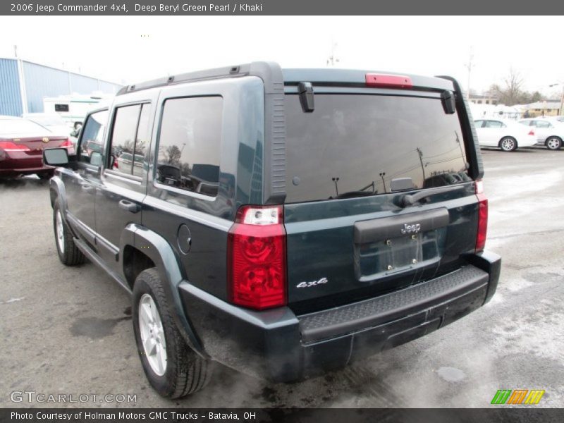 Deep Beryl Green Pearl / Khaki 2006 Jeep Commander 4x4