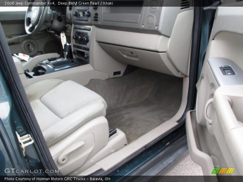 Deep Beryl Green Pearl / Khaki 2006 Jeep Commander 4x4