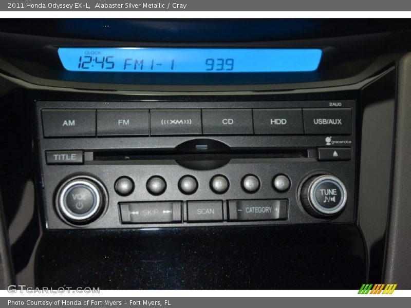 Alabaster Silver Metallic / Gray 2011 Honda Odyssey EX-L