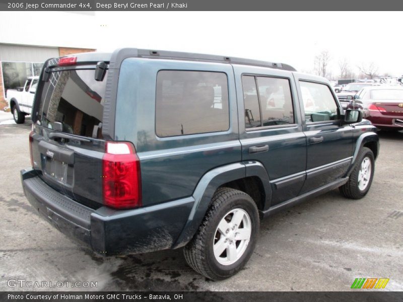 Deep Beryl Green Pearl / Khaki 2006 Jeep Commander 4x4