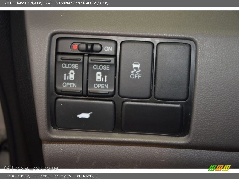 Alabaster Silver Metallic / Gray 2011 Honda Odyssey EX-L