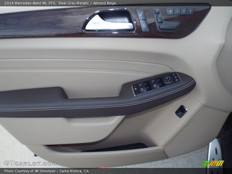 Steel Grey Metallic / Almond Beige 2014 Mercedes-Benz ML 350