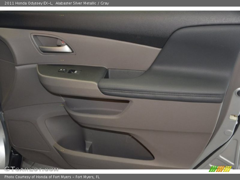 Alabaster Silver Metallic / Gray 2011 Honda Odyssey EX-L
