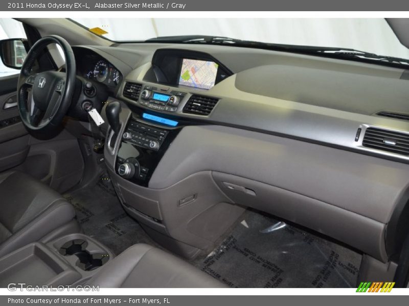 Alabaster Silver Metallic / Gray 2011 Honda Odyssey EX-L
