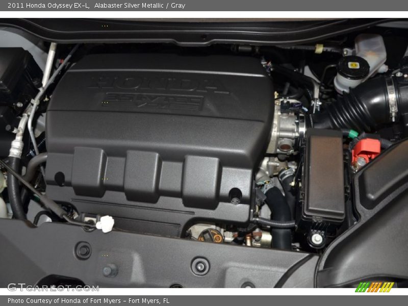 Alabaster Silver Metallic / Gray 2011 Honda Odyssey EX-L
