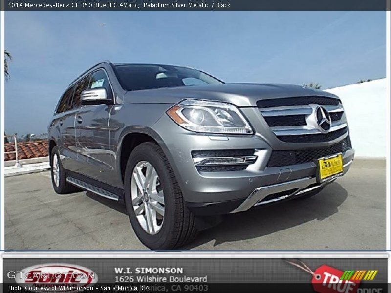 Paladium Silver Metallic / Black 2014 Mercedes-Benz GL 350 BlueTEC 4Matic