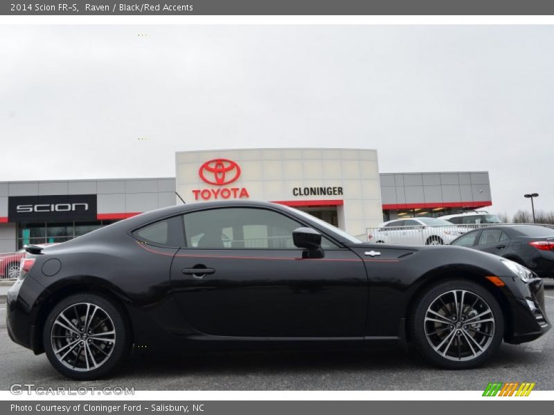 Raven / Black/Red Accents 2014 Scion FR-S