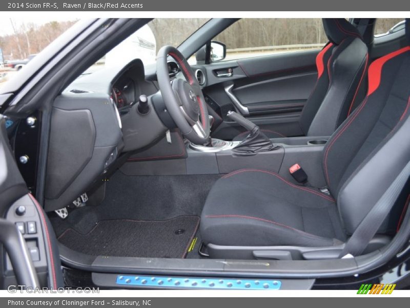  2014 FR-S  Black/Red Accents Interior