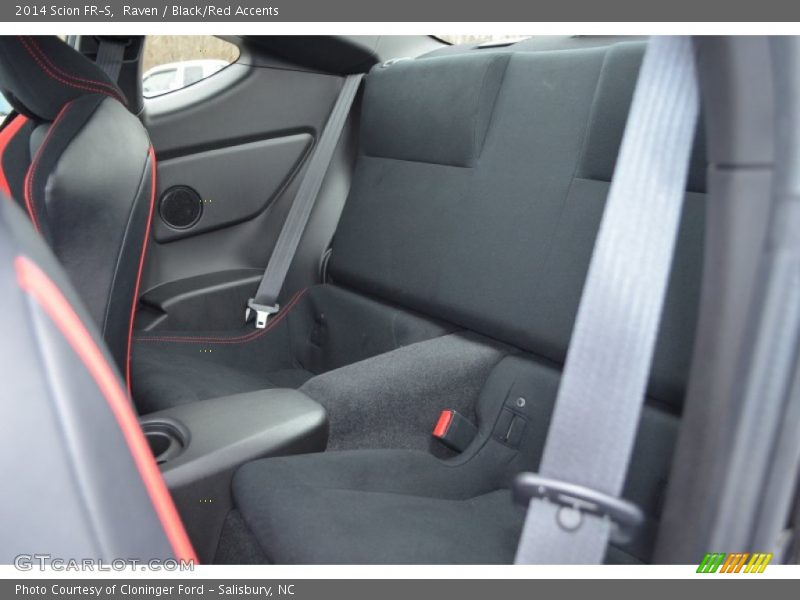 Rear Seat of 2014 FR-S 