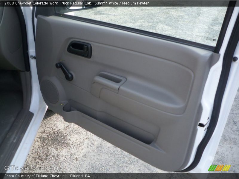 Summit White / Medium Pewter 2008 Chevrolet Colorado Work Truck Regular Cab