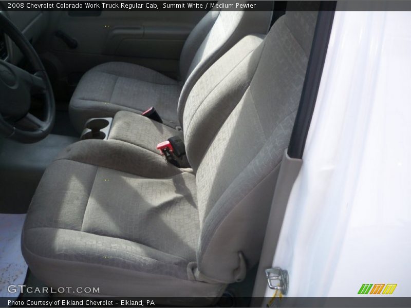Summit White / Medium Pewter 2008 Chevrolet Colorado Work Truck Regular Cab