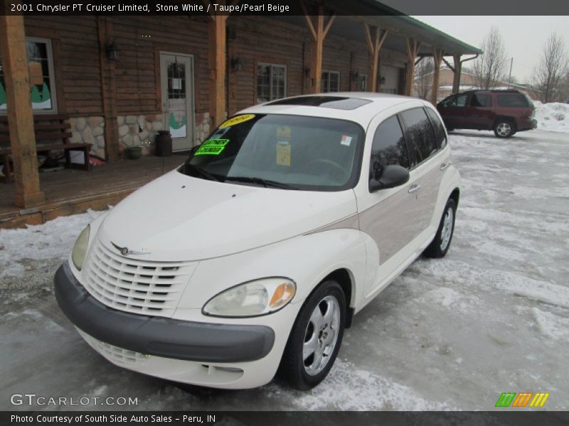Stone White / Taupe/Pearl Beige 2001 Chrysler PT Cruiser Limited