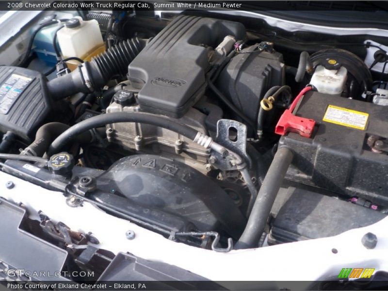 Summit White / Medium Pewter 2008 Chevrolet Colorado Work Truck Regular Cab