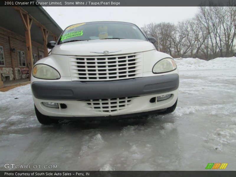 Stone White / Taupe/Pearl Beige 2001 Chrysler PT Cruiser Limited