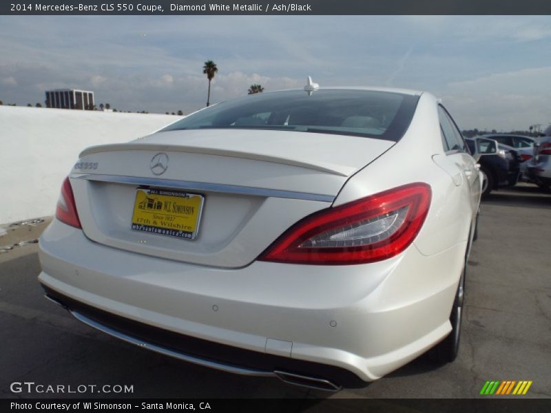 Diamond White Metallic / Ash/Black 2014 Mercedes-Benz CLS 550 Coupe