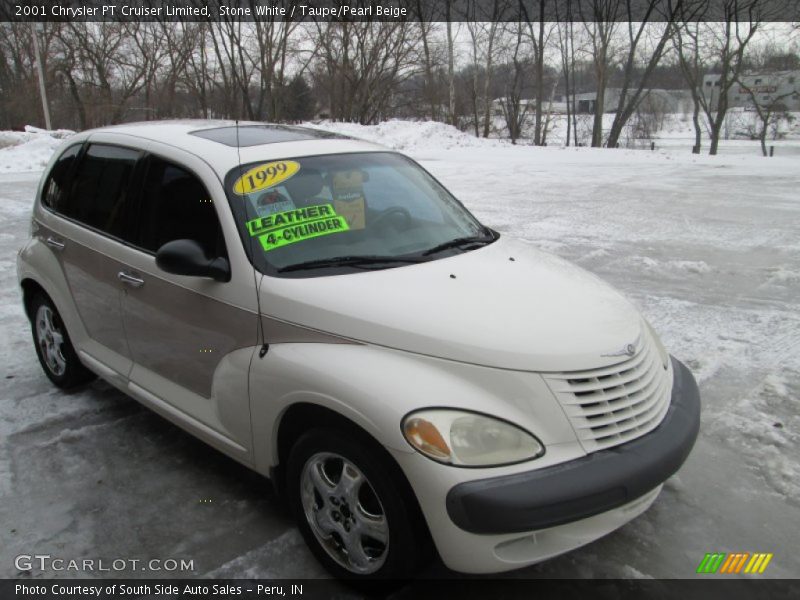 Stone White / Taupe/Pearl Beige 2001 Chrysler PT Cruiser Limited