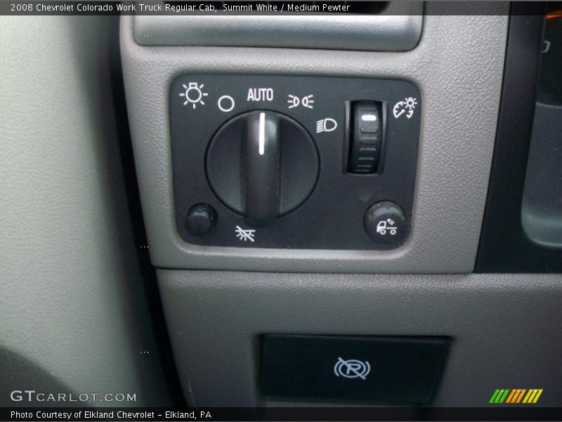 Summit White / Medium Pewter 2008 Chevrolet Colorado Work Truck Regular Cab