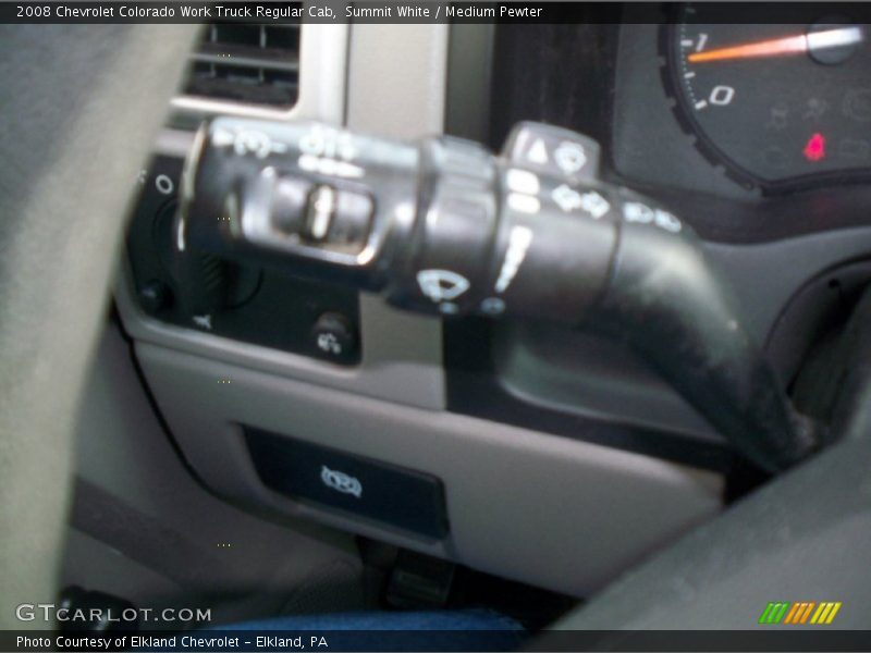 Summit White / Medium Pewter 2008 Chevrolet Colorado Work Truck Regular Cab