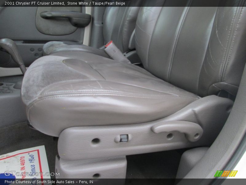 Stone White / Taupe/Pearl Beige 2001 Chrysler PT Cruiser Limited