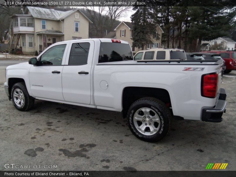 Summit White / Jet Black 2014 Chevrolet Silverado 1500 LT Z71 Double Cab 4x4