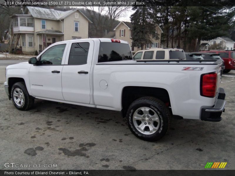 Summit White / Jet Black 2014 Chevrolet Silverado 1500 LT Z71 Double Cab 4x4