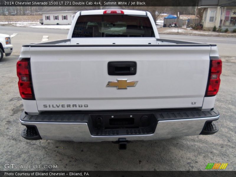 Summit White / Jet Black 2014 Chevrolet Silverado 1500 LT Z71 Double Cab 4x4