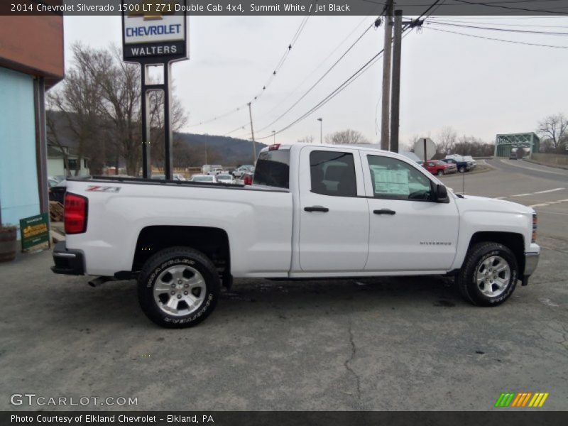 Summit White / Jet Black 2014 Chevrolet Silverado 1500 LT Z71 Double Cab 4x4