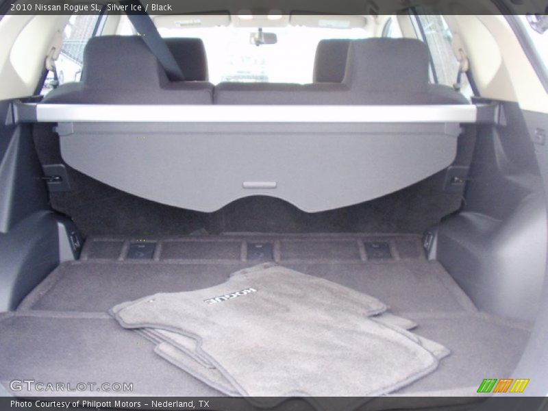 Silver Ice / Black 2010 Nissan Rogue SL