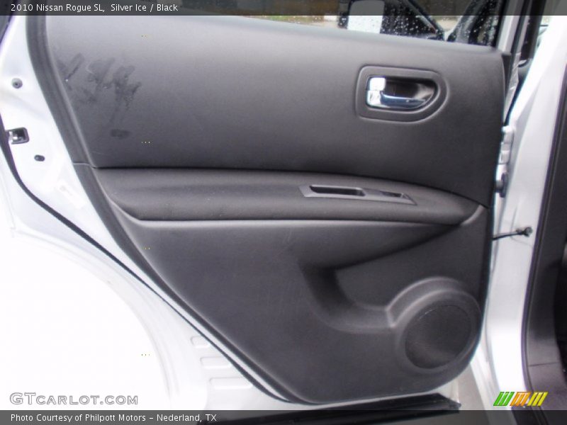Silver Ice / Black 2010 Nissan Rogue SL