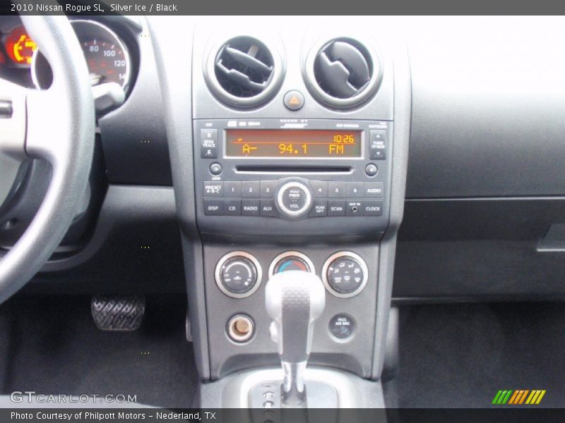 Silver Ice / Black 2010 Nissan Rogue SL
