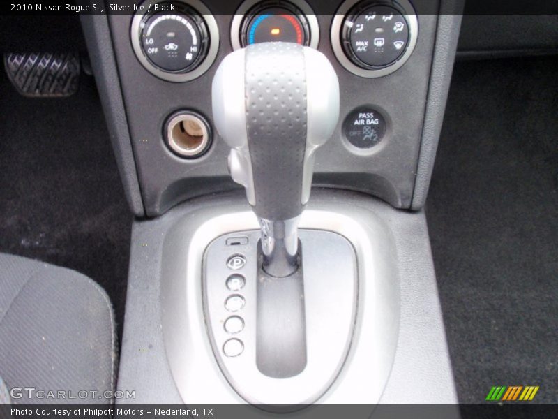 Silver Ice / Black 2010 Nissan Rogue SL