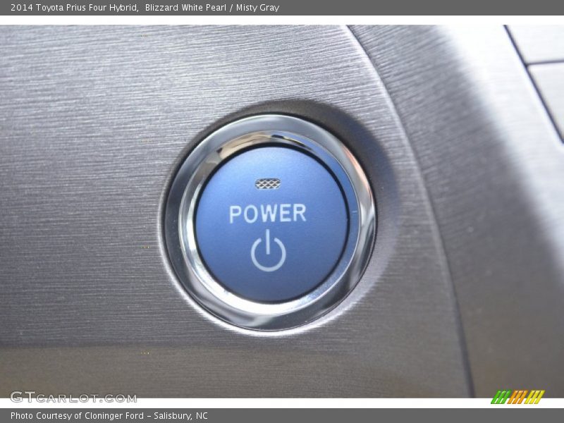 Blizzard White Pearl / Misty Gray 2014 Toyota Prius Four Hybrid